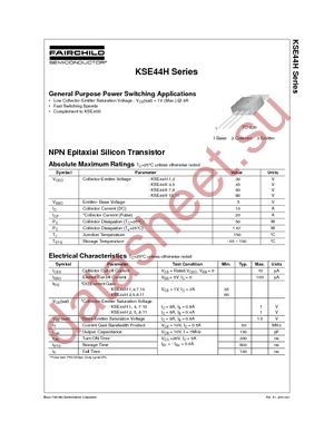 KSE44H11 datasheet  